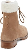 Thumbnail for your product : Kate Spade Rafferty Faux Shearling Trim Suede Ankle Boots