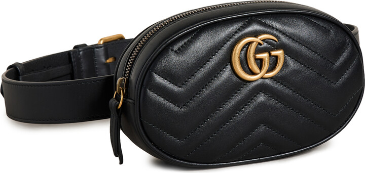 Shopbop Archive Gucci Marmont Belt Bag, Calfskin - ShopStyle