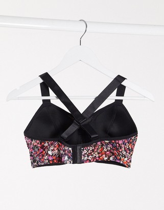Pour Moi? Pour Moi Energy Underwired Lightly Padded Convertible Sports Bra in Ditsy Floral