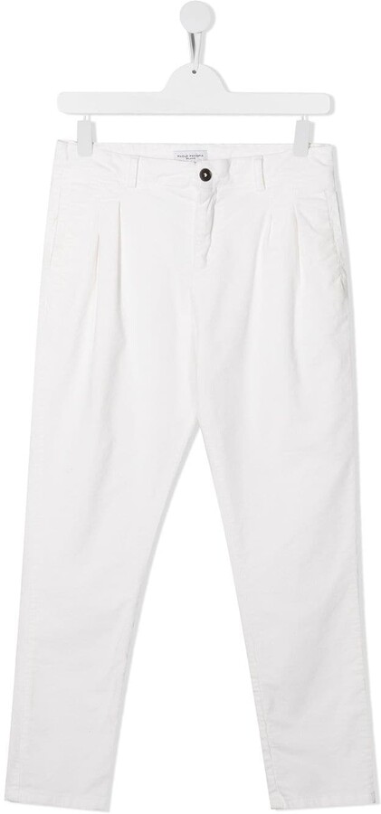 Boys white chinos Clearance