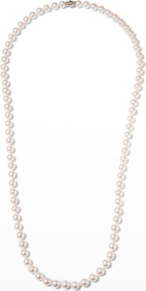 Assael 32" Akoya Cultured 9.5mm Pearl Necklace with White Gold Clasp
