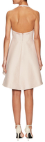 Thumbnail for your product : Halston Cotton Structured Halter Neck A-Line Dress