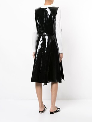 Comme Des Garçons Pre-Owned Pinafore Dress With Tear Detailing