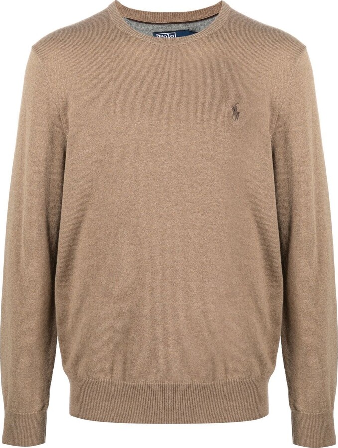 Polo Ralph Lauren Men's Brown Sweaters | ShopStyle