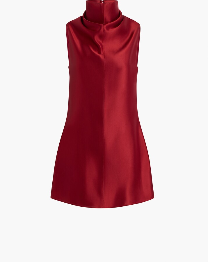 Daria Dress in Crimson