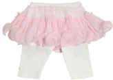Thumbnail for your product : Miss Blumarine Tulle Skirt & Cotton Jersey Leggings