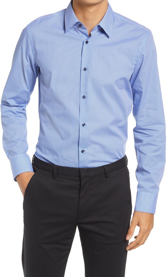 HUGO BOSS Jano Slim Fit Cotton Dress Shirt ShopStyle