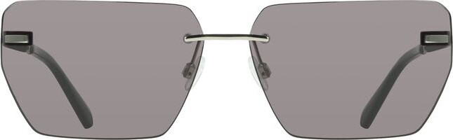 Calvin Klein Argento Metallo Men Men's Sunglass