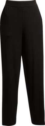 Eileen Fisher Straight-Leg Jersey Knit Pants