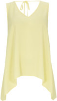 Thumbnail for your product : Wallis Yellow Hanky Hem Vest Top