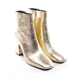 anine bing gold boots