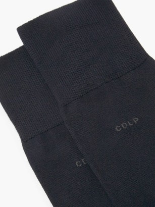 CDLP Pack Of Five Bamboo-blend Socks - Navy