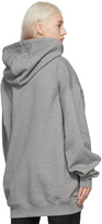 Thumbnail for your product : Acne Studios Grey Oversized Patch Hoodie