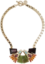 Thumbnail for your product : Anton Heunis Gold plated Swarovski crystal necklace