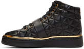 Thumbnail for your product : Balmain Black Active Buckle High-Top Sneakers