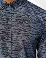 Thumbnail for your product : Selected Shirt With Tiger Stripe
