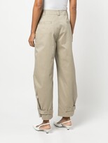 Thumbnail for your product : Proenza Schouler White Label Cotton Twill Tapered Trousers