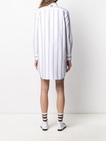 Thumbnail for your product : Thom Browne Striped Cotton Shirtdress