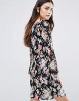 Thumbnail for your product : Minimum Long Sleeve Printed Skater Dress