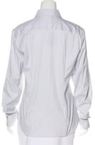 Thumbnail for your product : Loro Piana Pinstripe Button-Up Top w/ Tags