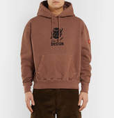 Thumbnail for your product : Cav Empt Globe Heavy Logo-Embroidered Cotton-Jersey Hoodie
