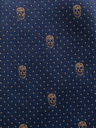 Alexander McQueen Skull-Pattern Tie