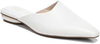 franco sarto white mules