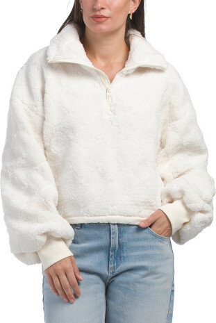 Tj Max Tj Maxx Faux Fur Jacket TJMAXX Faux Leather Zip Front