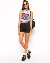 Thumbnail for your product : ASOS Tank with Ombre MTV Print