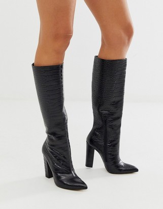 high leg boots uk