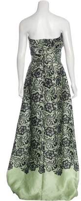Dolce & Gabbana Silk Strapless Gown