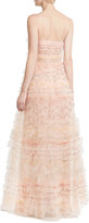 Thumbnail for your product : Valentino Floor Length Gown with Tulle