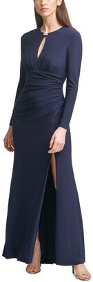 Vince Camuto Keyhole-Cutout Gown