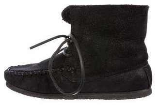 Etoile Isabel Marant Shearling Moccasin Booties