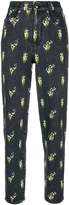 Thumbnail for your product : Sonia Rykiel floral print tapered jeans
