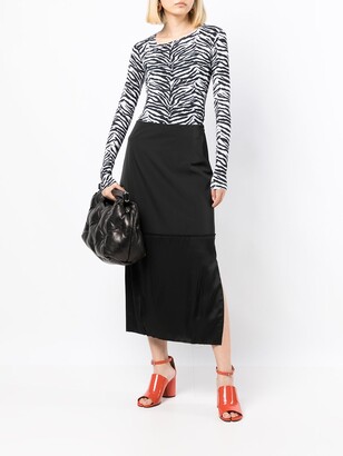 MM6 MAISON MARGIELA Panelled Side-Slit Skirt