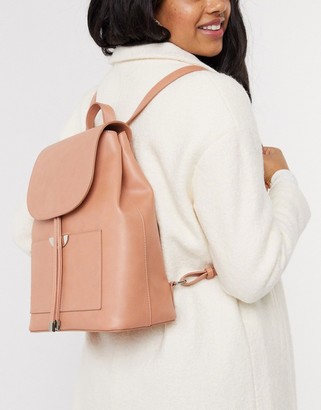 Truffle Collection Faux Leather Backpack