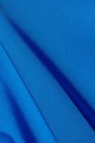 Thumbnail for your product : Thierry Mugler Asymmetric Stretch-knit Dress - Cobalt blue