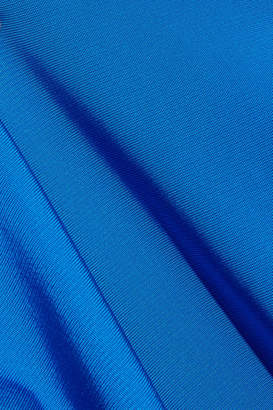Thierry Mugler Asymmetric Stretch-knit Dress - Cobalt blue
