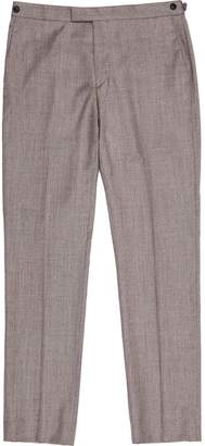 Reiss Welder - Wool Slim Fit Trousers in Taupe