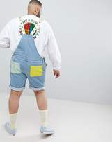 Thumbnail for your product : ASOS DESIGN x glaad& Plus overalls in color block