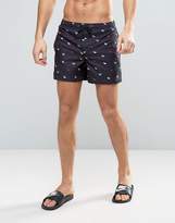 Thumbnail for your product : D-Struct D Struct Swim Shorts With Mini Origami Print