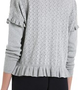Thumbnail for your product : Zimmermann Seer Frill Crop Jumper