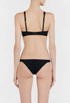 Thumbnail for your product : Simplicity Black bi-stretch Lycra® non-wired push up V-bra
