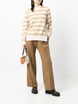 Thumbnail for your product : Sueundercover Contrast Panel Straight Leg Trousers