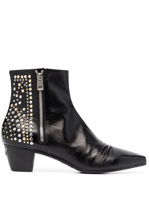 Zadig & Voltaire Studded 55mm Ankle Boots