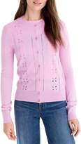 Thumbnail for your product : J.Crew Jackie Eyelet Cutout Cardigan