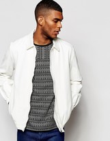 Thumbnail for your product : ASOS Denim Jacket with Elastic Hem in White