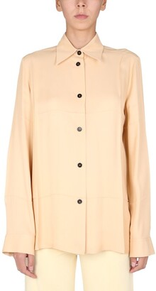 Jil Sander Pointed Collar Button-Up Shirt