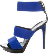 Thumbnail for your product : Fendi Woven Ankle Strap Sandals